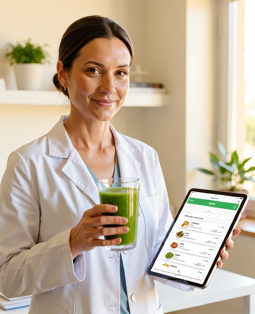 Professional nutritionist in Patras office